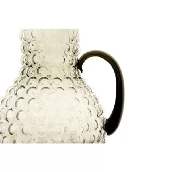 3R Studios 80 fl. oz. Smoked Glass Hobnail Pitcher