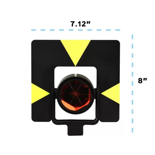 AdirPro Leica Style Mount Glass Prism and Reflective Target Plate