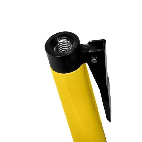 AdirPro 7 ft. Aluminum Extension Pole with Height Lever in Yellow