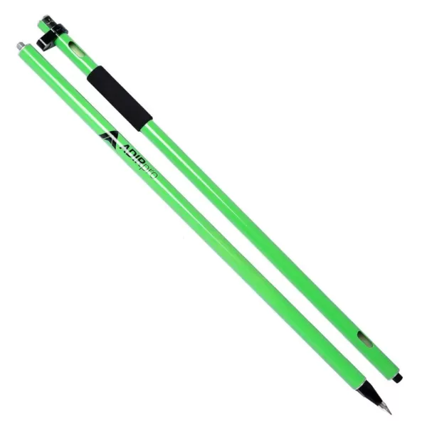 AdirPro 2 m. RTK GPS Rover Rod Pole, Fluorescent Yellow