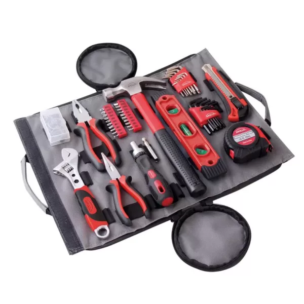 Apollo Home Tool Kit in Roll-Up Bag (91-Pieces)