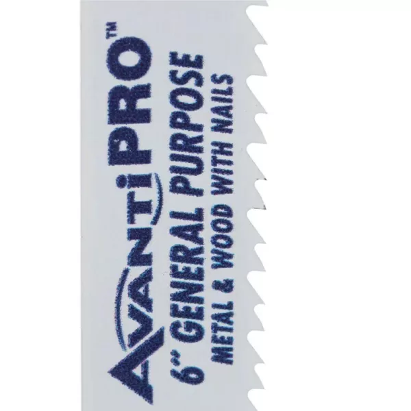 Avanti Pro Wood and Metal Cutting Reciprocating Saw Blade Set (13-Piece)