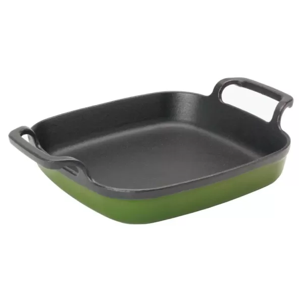 Bayou Classic 8 in. Enameled Cypress Green Baking Dish