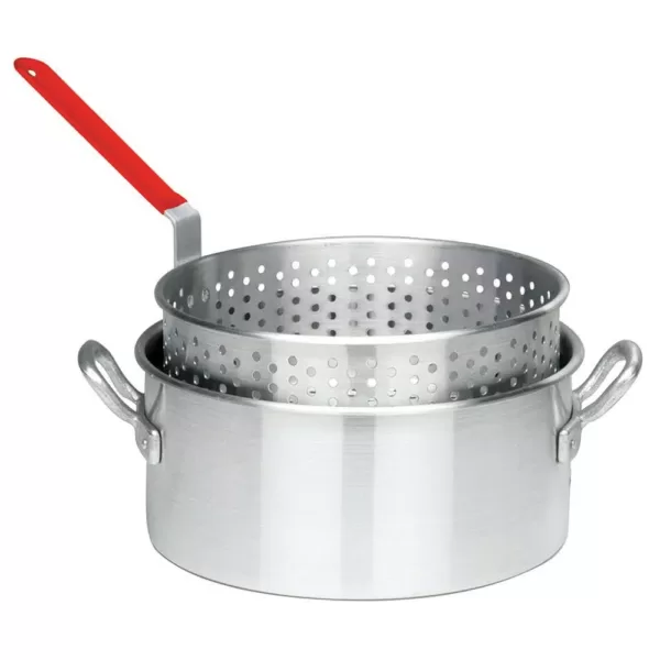 Bayou Classic 10 Qt. Aluminum Fry Pot with Basket