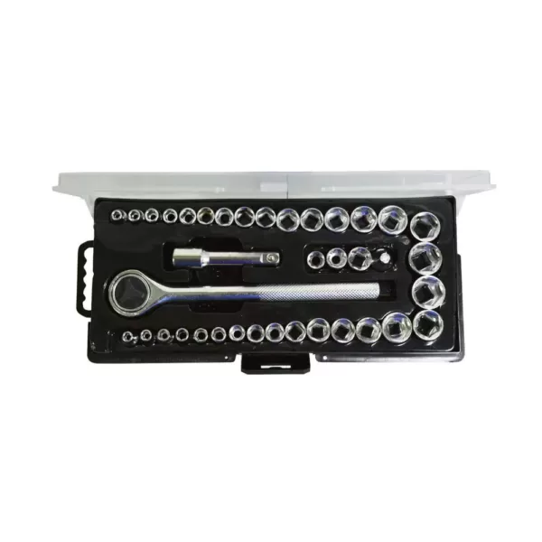 Best Value 1/4 and 3/8 in. Socket Set (40-Piece)