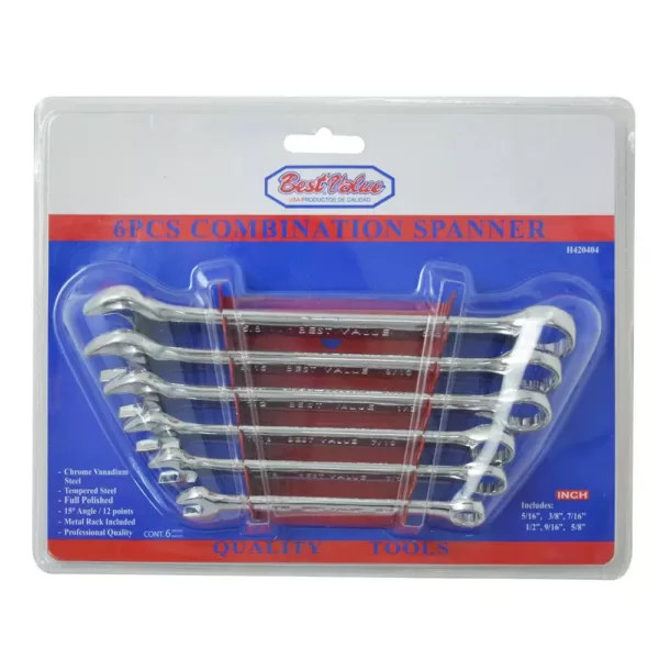 Best Value Combination Wrench Set (6-Piece)