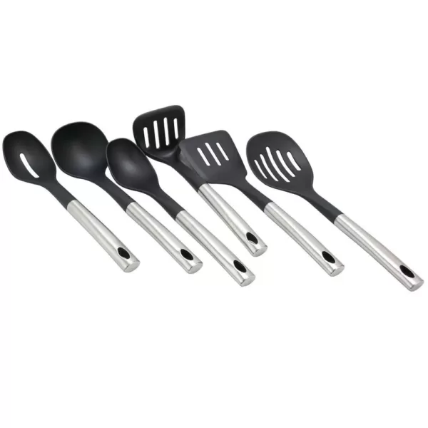 Better Chef Nylon Set in Black, Kitchen Tools (Set of 6)