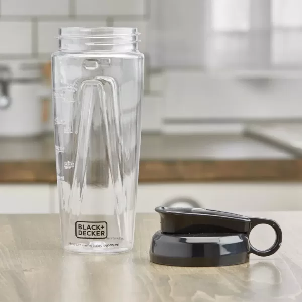 BLACK+DECKER Black BPA Free Tritan Personal Blender Jar with Travel Lid