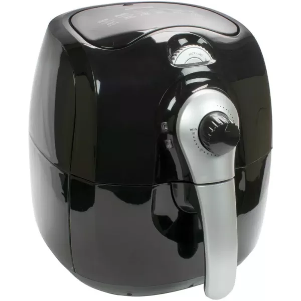 Brentwood 3.7 Qt. Black Air Fryer With Timer and Temperature Control