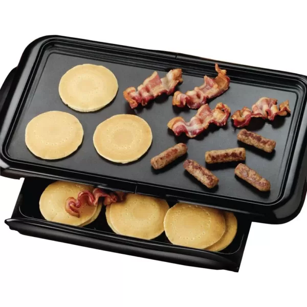 Brentwood Appliances 200 sq. in. Black Nonstick Electric Griddle