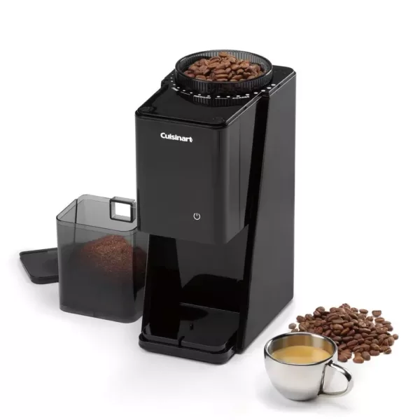 Cuisinart Touchscreen 8 oz. Black Burr Coffee Grinder