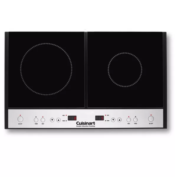 Cuisinart 2-Burner 12 in. Black Induction Hot Plate