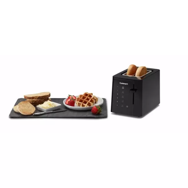 Cuisinart Touchscreen 2-Slice Black Wide Slot Toaster