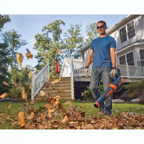 BLACK+DECKER 100 MPH 400 CFM 60V MAX Lithium-Ion Cordless Handheld Leaf Blower with (1) 1.5Ah Battery and Charger Included