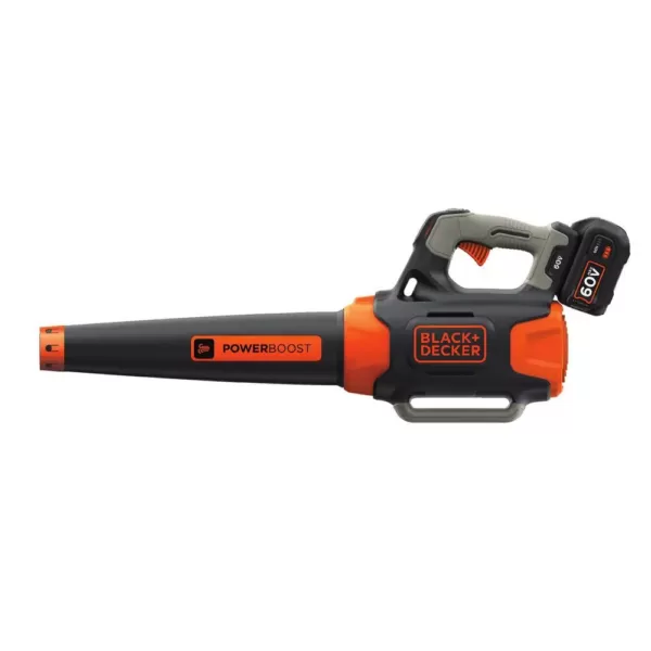 BLACK+DECKER 100 MPH 400 CFM 60V MAX Cordless Handheld Leaf Blower with Bonus 2-in-1 String Grass Trimmer/Lawn Edger Included