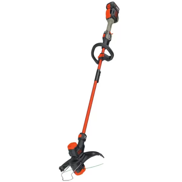 BLACK+DECKER 13 in. 60V MAX Lithium-Ion Cordless 2-in-1 String Grass Trimmer/Lawn Edger with (1) 1.5Ah Battery and Charger Included