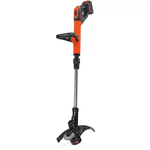 BLACK+DECKER SMARTECH 20V Max Lithium Ion Cordless EASYFEED String Trimmer with (1) 1.5Ah Battery & Charger Included