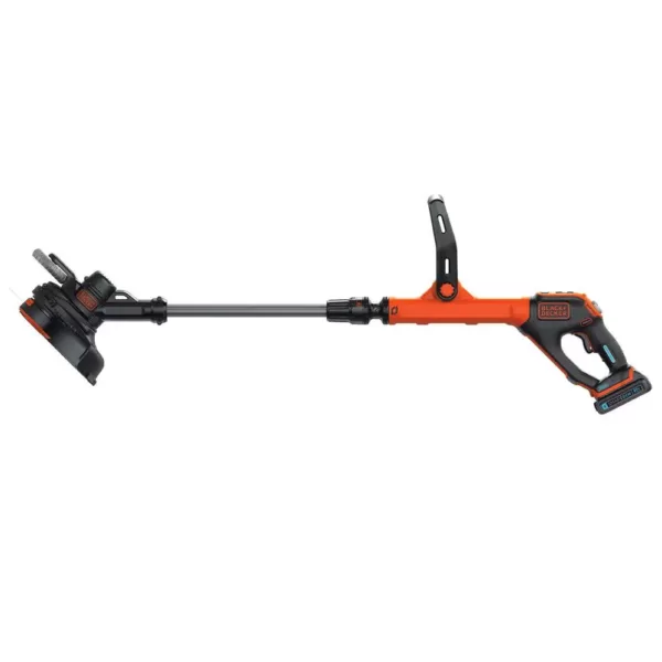 BLACK+DECKER SMARTECH 20V Max Lithium Ion Cordless EASYFEED String Trimmer with (1) 1.5Ah Battery & Charger Included