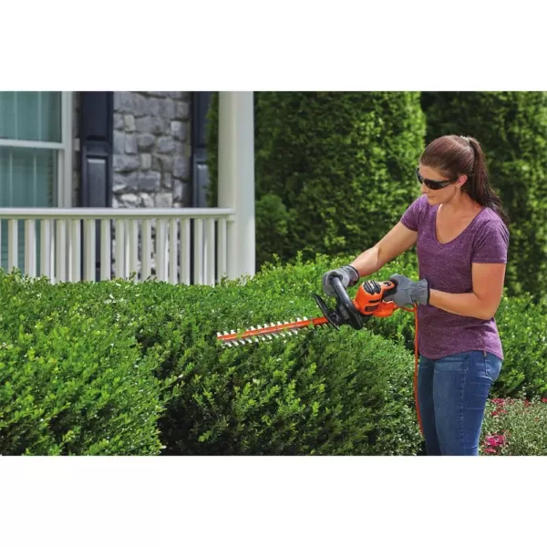 BLACK+DECKER 22 in. 4.0 Amp Corded Electric Hedge Trimmer