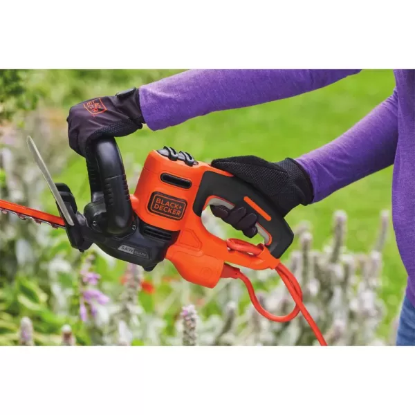 BLACK+DECKER 20 in. 3.8 Amp Corded Electric Hedge Trimmer