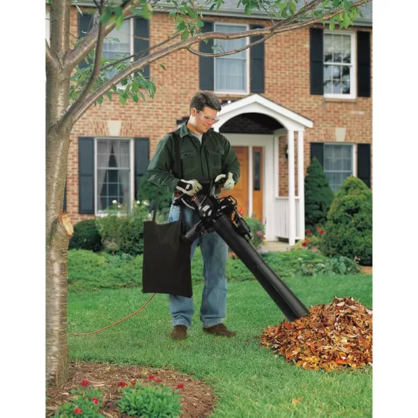 BLACK+DECKER 210 MPH 300 CFM 12 Amp 3-in-1 Corded Electric Handheld Leaf Blower/Vacuum/Mulcher