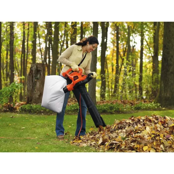 BLACK+DECKER 230 MPH 385 CFM 12-Amp Corded Electric 3-in-1 Handheld Leaf Blower/Vacuum/Mulcher