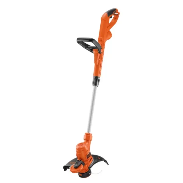 BLACK+DECKER 14 in. 6.5-Amp Corded Electric Straight Shaft Single Line 2-in-1 String Grass Trimmer/Lawn Edger