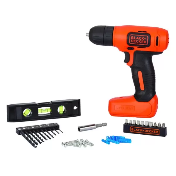 BLACK+DECKER 8-Volt Max Lithium-Ion Cordless 3/8 in. Drill