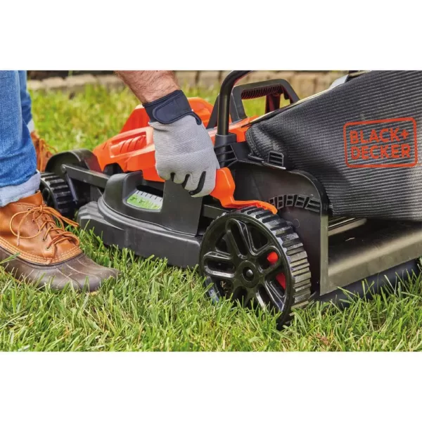 BLACK+DECKER 15 in. 10 Amp Corded Electric Walk Behind Push Mower