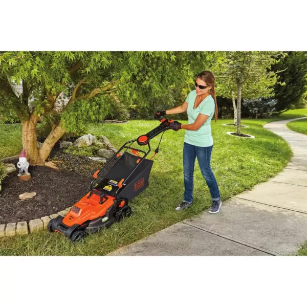 BLACK+DECKER 15 in. 10 Amp Corded Electric Walk Behind Lawn Mower