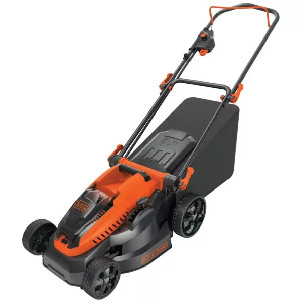 BLACK+DECKER 16 in. 40V MAX Lithium-Ion Cordless Battery Walk Behind Push Mower with (2) 2.0Ah Batteries and Charger Included