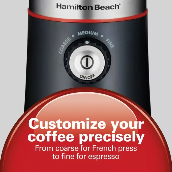 Hamilton Beach Custom Grind 5 oz. Black Blade Coffee Grinder