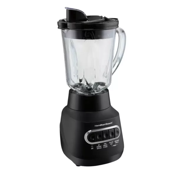 Hamilton Beach Power Elite 40 oz. 5-Speed Black Blender