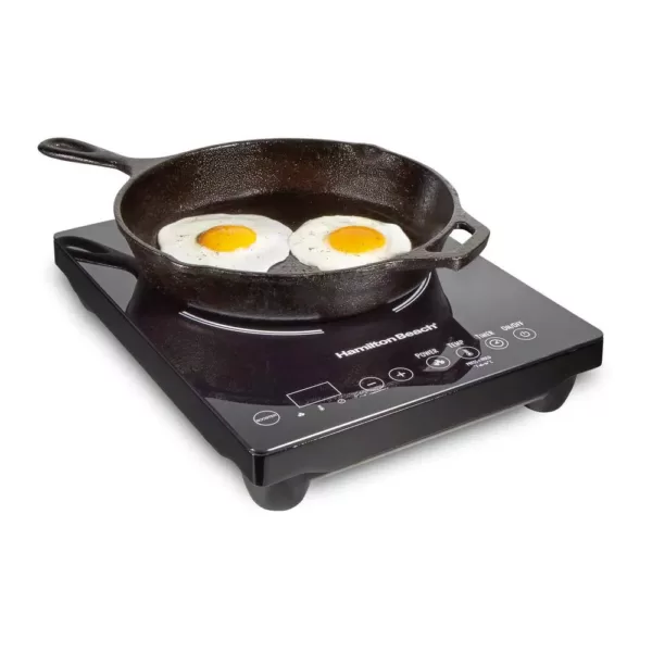 Hamilton Beach Single Burner 10 in. Black Induction Cooktop