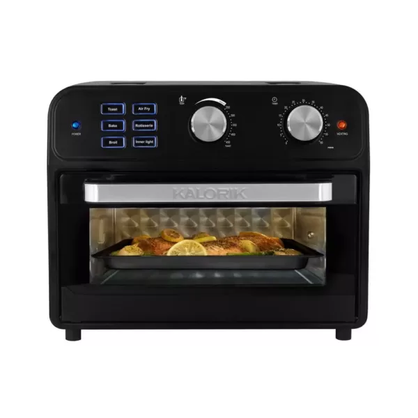 KALORIK 22 Qt. Black Digital Air Fryer Toaster Oven