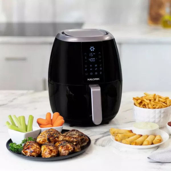 KALORIK 3 qt. Black Digital Air Fryer