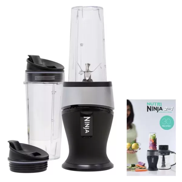 NINJA Fit 16 oz. Black Single Speed Single Serve Personal Blender