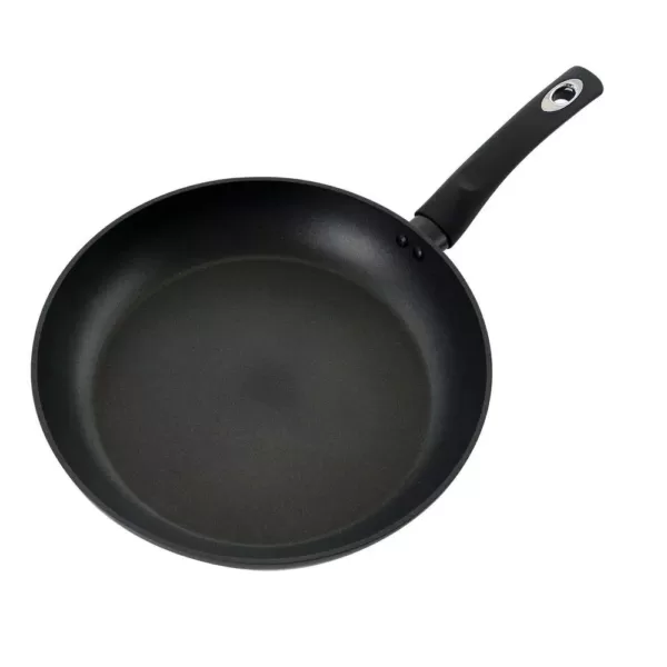 Oster Bissett 12 in. Aluminum Nonstick Frying Pan in Black