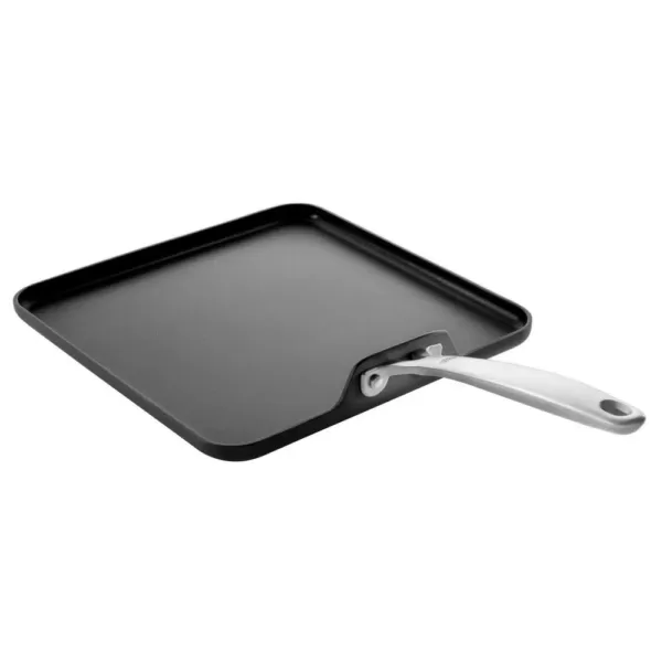 OXO Good Grips 11 in. Hard-Anodized Aluminum Ceramic Nonstick Griddle in Black