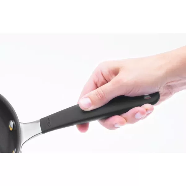 OXO Good Grips 12 in. Hard-Anodized Aluminum Ceramic Nonstick Frying Pan in Black with Comfort Grip Handle