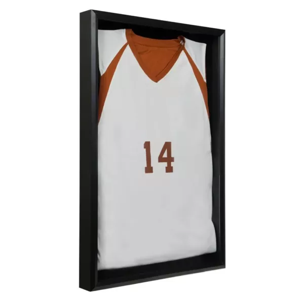 Pinnacle Shadowbox 30 in. x 40 in. Black Picture Frame