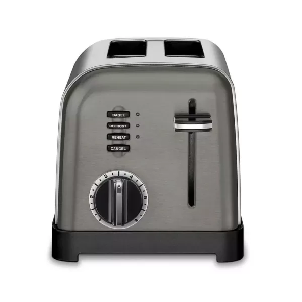 Cuisinart Classic Series 2-Slice Black Stainless Steel Toaster