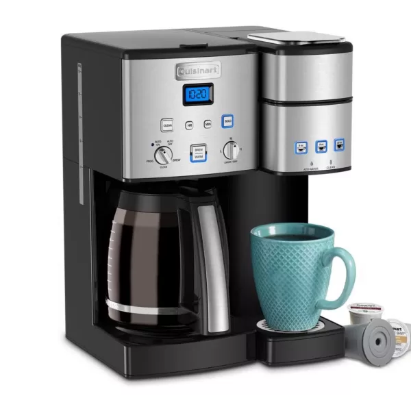 Cuisinart Coffee Center 12-Cup Stainless Steel Coffee Maker and Single-Serve Brewer