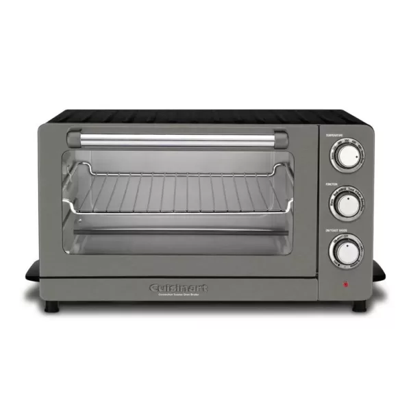 Cuisinart 1500 W 6-Slice Black Stainless Steel Convection Toaster Oven with Broiler