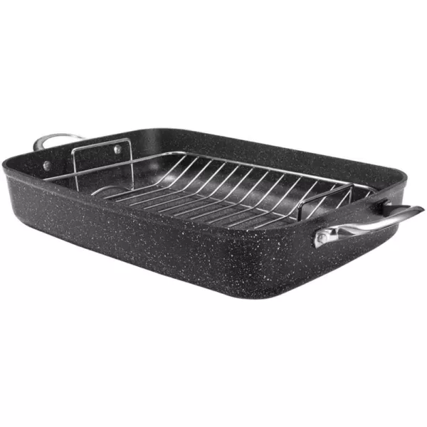 Starfrit Rock Roaster with Rack in Black