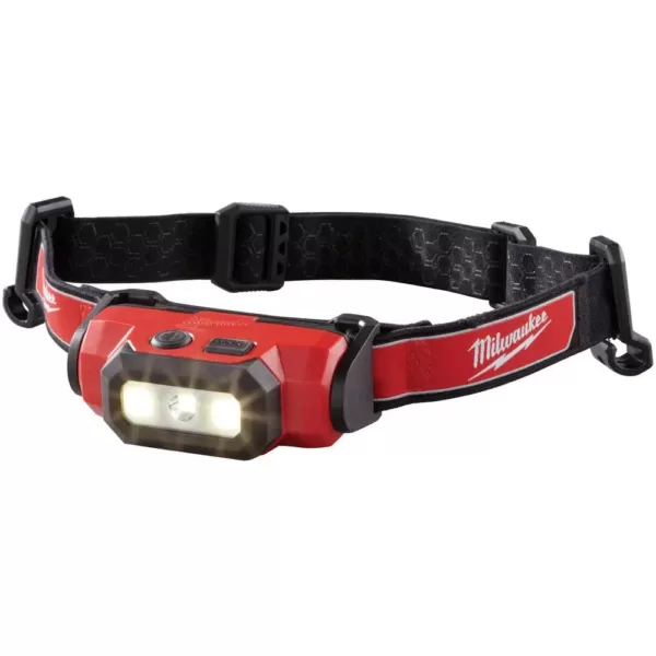 Milwaukee 475 Lumens LED Rechargeable Hard Hat Headlamp