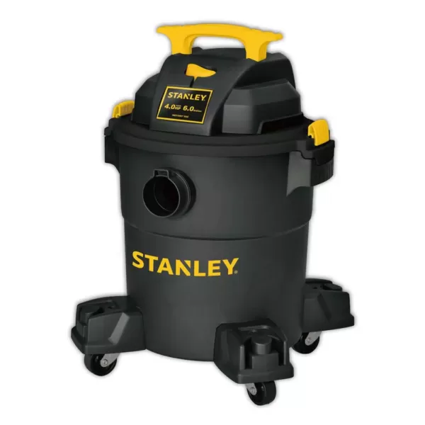 Stanley 6 Gal. Wet/Dry Vacuum - 4 Peak HP Poly