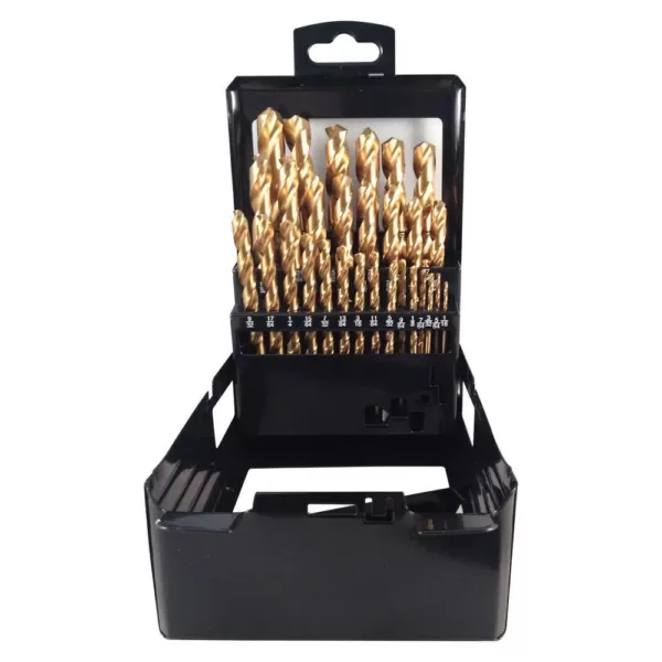 BLU-MOL Titanium Drill Bit Set (29-Piece)