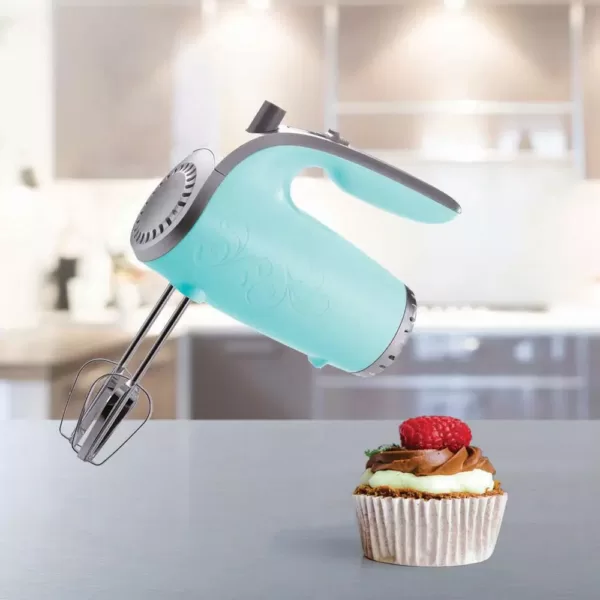 Brentwood 5-Speed Blue Lightweight Electric Hand Mixer