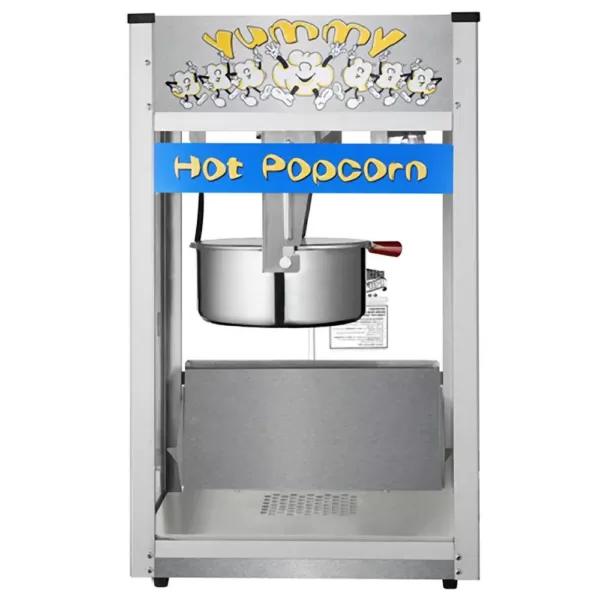 Great Northern Pop Heaven 12 oz. Blue Countertop Popcorn Machine